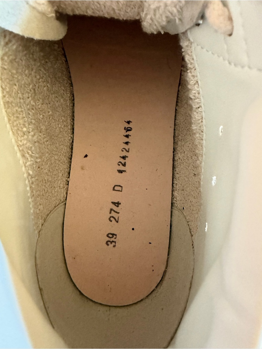 Golden Goose Mid Star White Sneakers with Gold Star and Dark Brown Glitter Heel - Picture 14 of 16